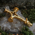 Icelandic Hammer, Large, Gold Plated - Grimfrost