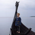 Kids Wool Tunic, Dark Blue - Grimfrost