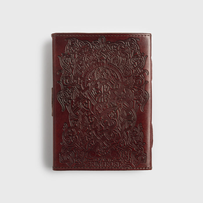 Leather Diary, Godmask, Brass Buckle