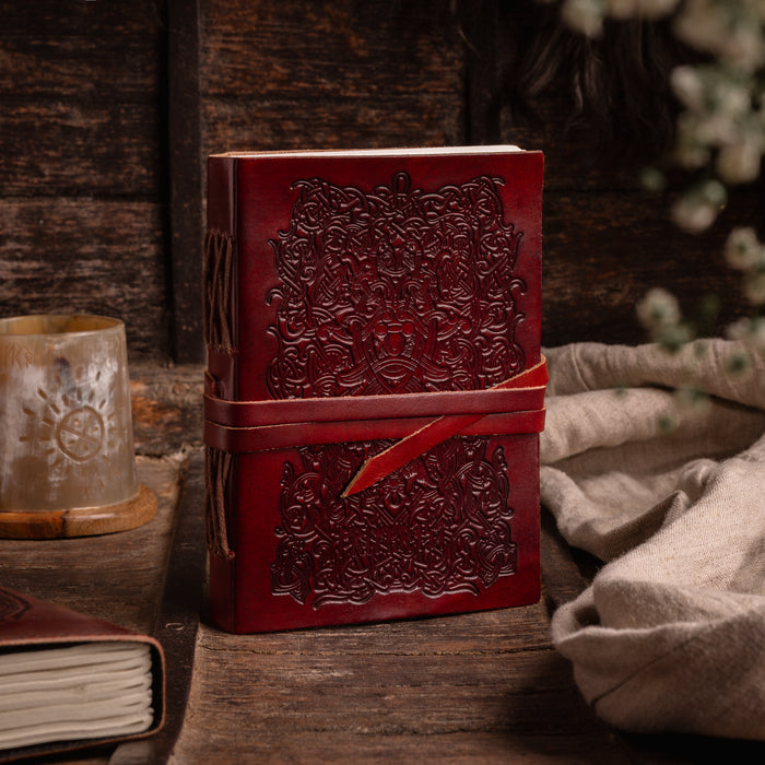 Leather Diary, Godmask, Leather Wrap
