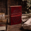 Leather Diary, Wolf, Leather Wrap