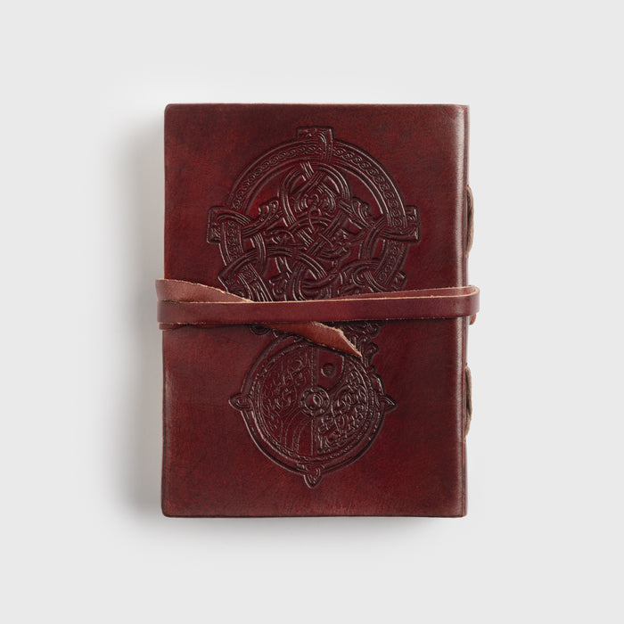 Leather Diary, Wolf, Leather Wrap