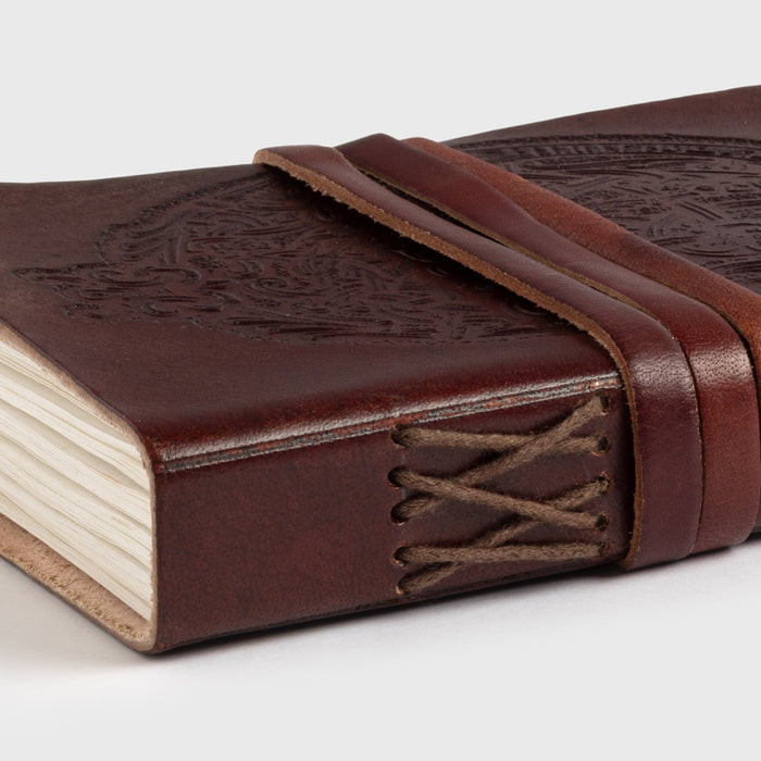 Leather Diary, Wolf, Leather Wrap
