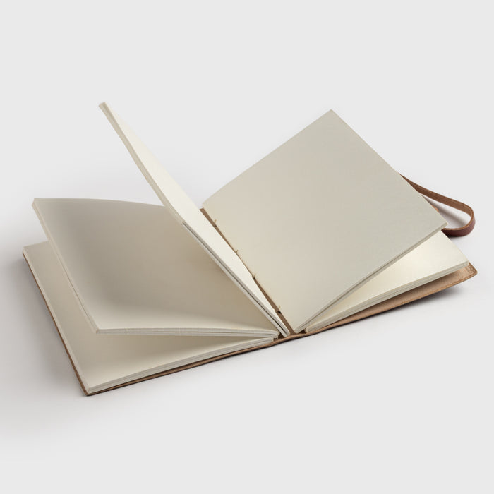 Leather Diary, Wolf, Leather Wrap