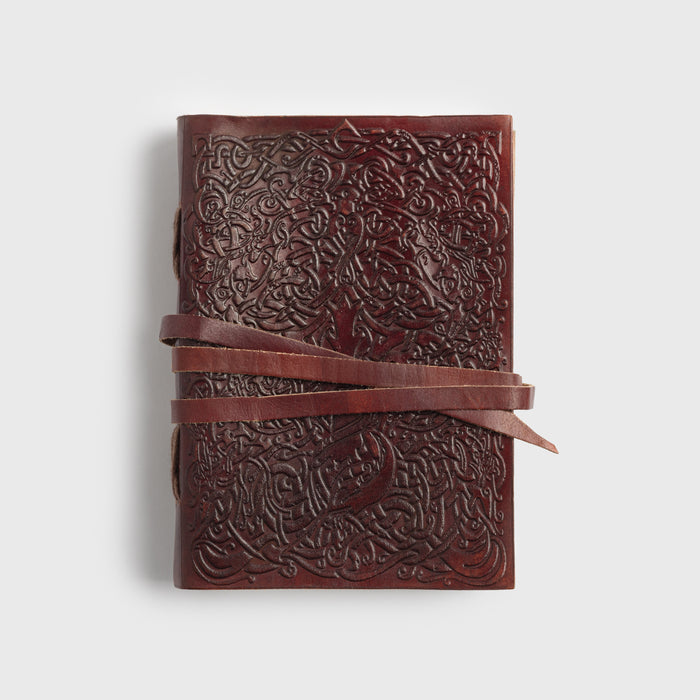 Leather Diary, Yggdrasil, Leather Wrap
