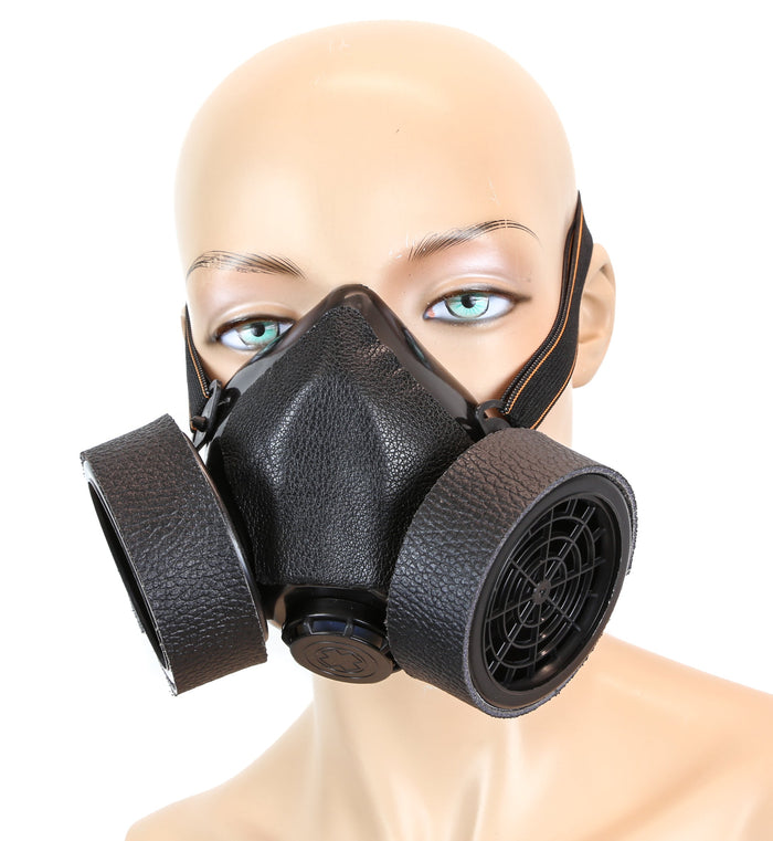 Leather Gas Mask Respirator