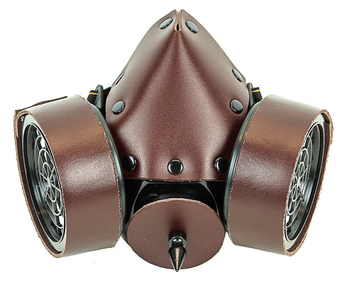 Leather Gas Mask Respirator
