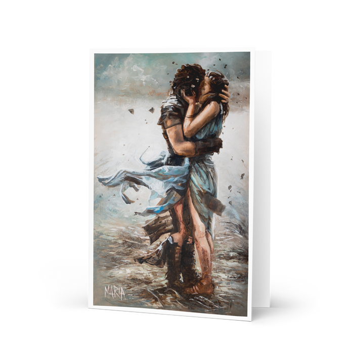 MGCU17075 Warrior Lover | Greeting Card