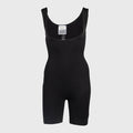 Mid Thigh Bodysuit, Black - Grimfrost