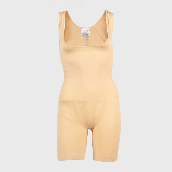 Mid Thigh Bodysuit, Sand - Grimfrost