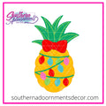 Pineapple Christmas Lights Template & Digital Cut File