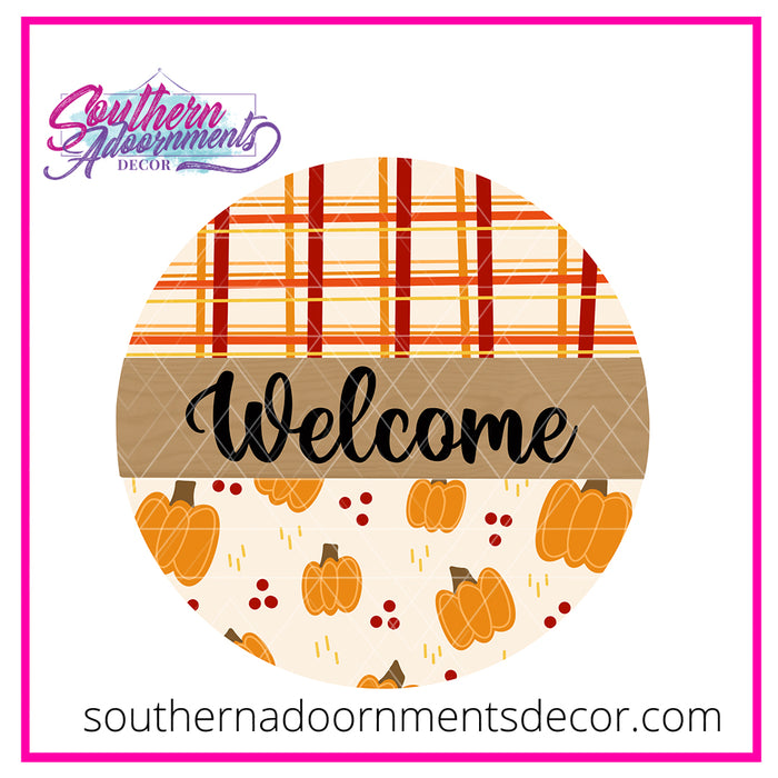 Pumpkin Split Round Template & Digital Cut File