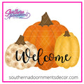 Pumpkin Welcome Template & Digital Cut File