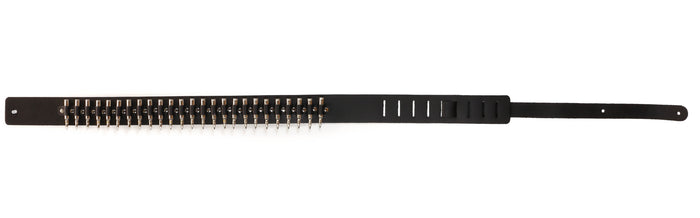 Real Bullet Guitar Strap .223 Caliber Nickel Shell