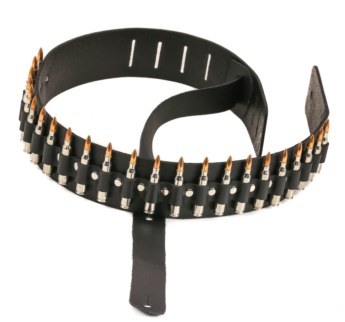 Real Bullet Guitar Strap .223 Caliber Nickle Shell Copper Tips