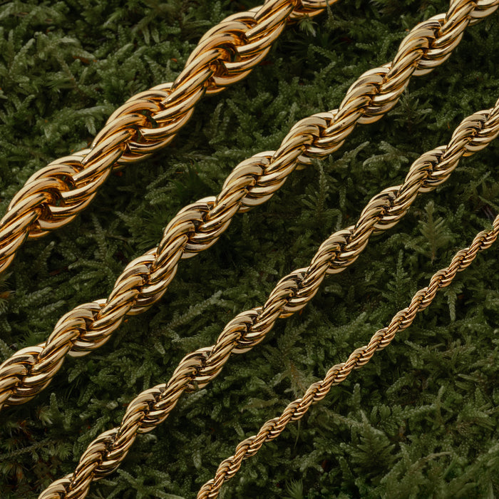 Rope Chain, Gold Plated - Grimfrost