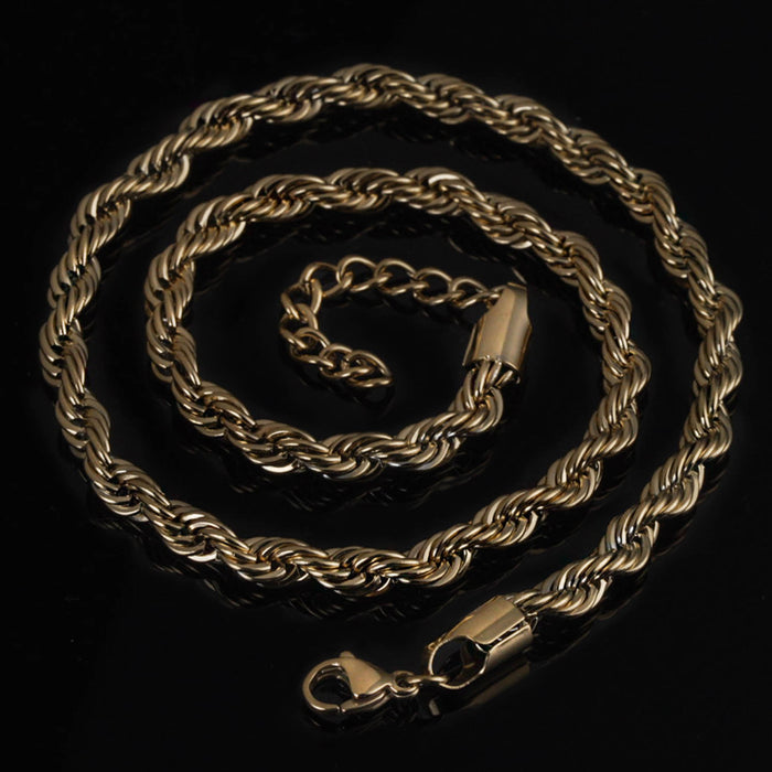 Rope Chain, Gold Plated - Grimfrost