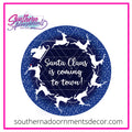 Santa's Sleigh Circle Template & Digital Cut File