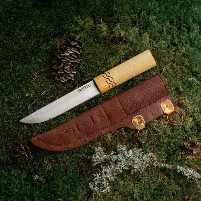 Seax Knife, Knotwork - Grimfrost