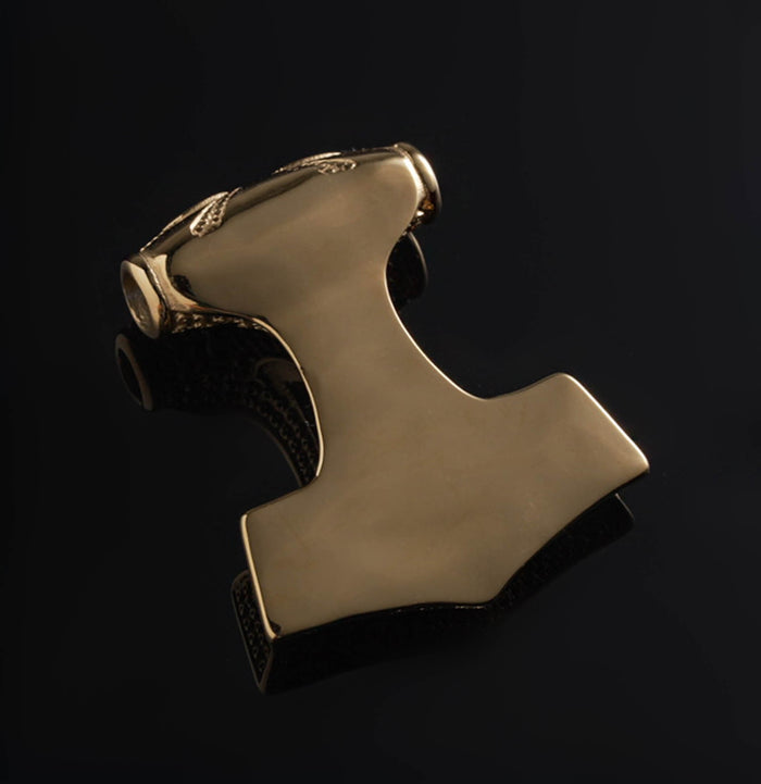 Skane Thor's Hammer, XL, Gold Plated