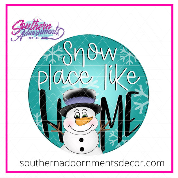 Snow Place Like Home Blank