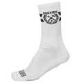 Dixxon Stay Humble Premium Crew Socks - White & Black