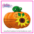 Sunflower Pumpkin Template & Digital Cut File