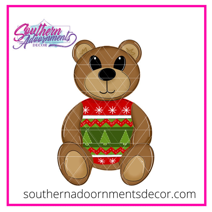 Sweater Teddy Bear Blank