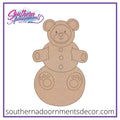 Teddy Bear Snowman  Blank
