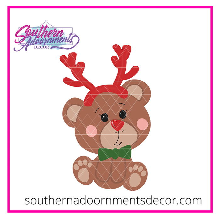 Teddy Reindeer Blank