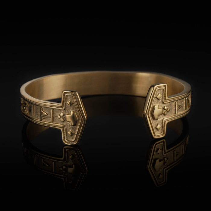 Thor Cuff, Gold Plated