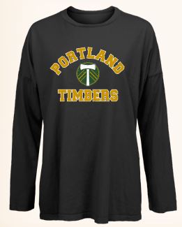 TIMBERS FC LADIES OVERSIZED COTTON LONG SLEEVE SHIRT