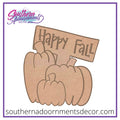 Triple Fall Pumpkins Blank