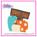 Triple Fall Pumpkins Template & Digital Cut File