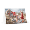 Two Dogs and a Tractor | Greeting Card
