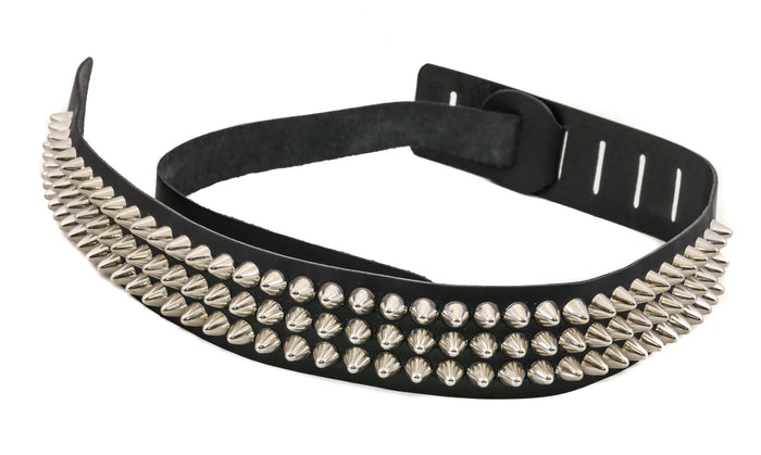 UK77 Studded Genuine Leather Guitar Strap