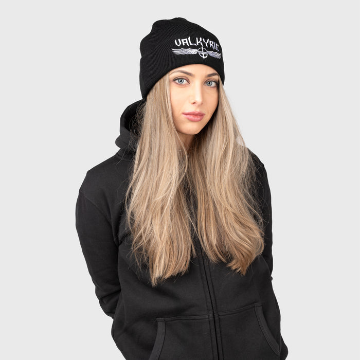 Valkyrie Watch Hat, Black - Grimfrost