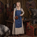 Viking Apron, Linen, Blue - Grimfrost