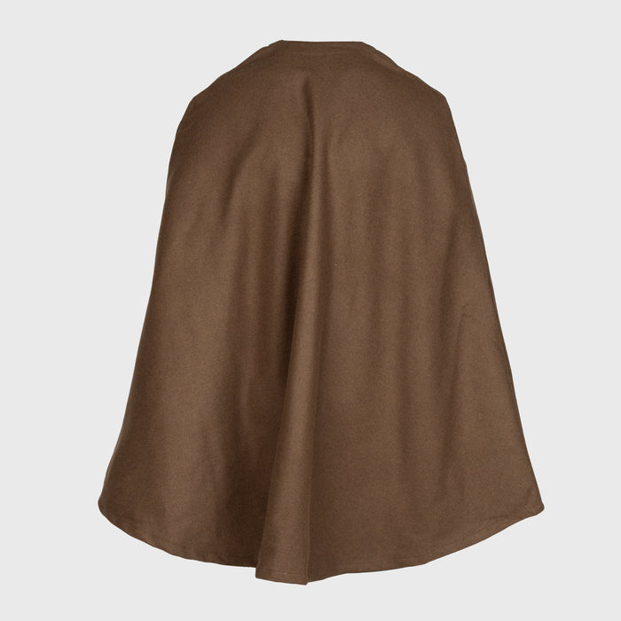 Viking Half-Circle Cloak, Brown - Grimfrost