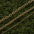 Viking O Chain, Gold Plated