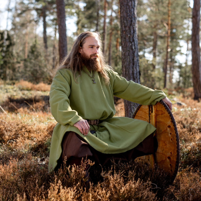 Viking Wool Tunic, Moselund, Green