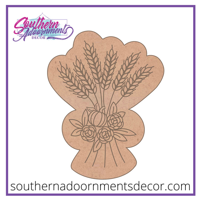 Wheat Bouquet Blank