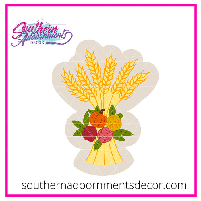 Wheat Bouquet Blank