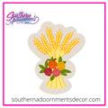 Wheat Bouquet Template & Digital Cut File