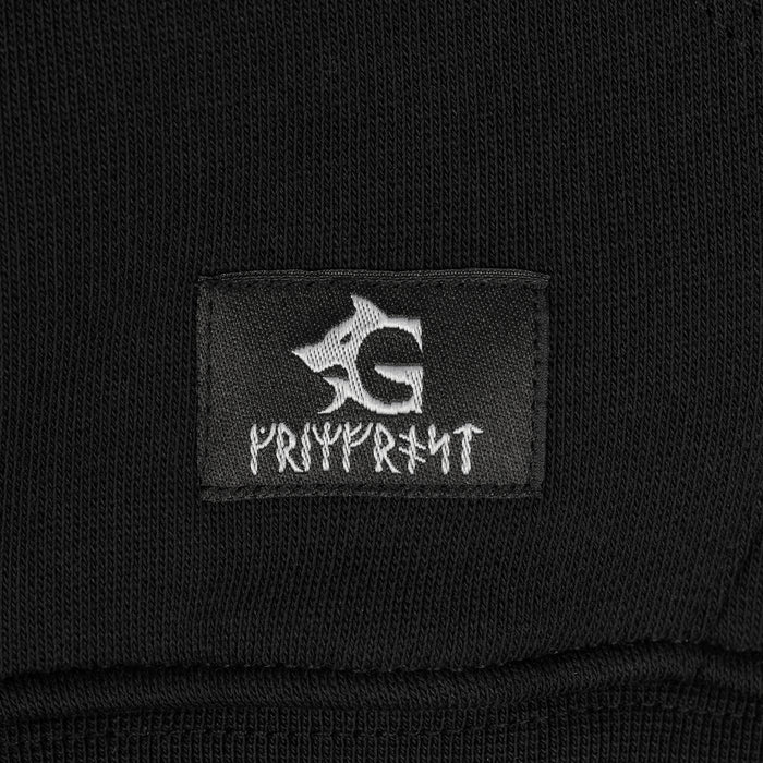 Women's Premium Zip Hoodie, Odin, Black